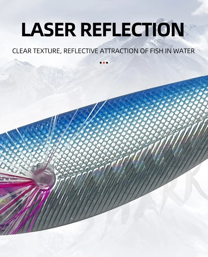 ShareShark 10 Stück/Set Leuchtender Holz-Garnelen-Kalmarhaken 9g Laser Horizontaler Garnelen-Köder mit Rasselkugel Hartköder – Detail 6