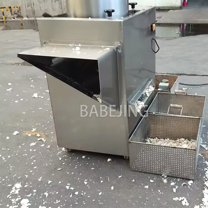 BABEJING التجارية الكبيرة التعميم الثوم القرنفل فاصل عمودي آلة تقشير الثوم المجفف