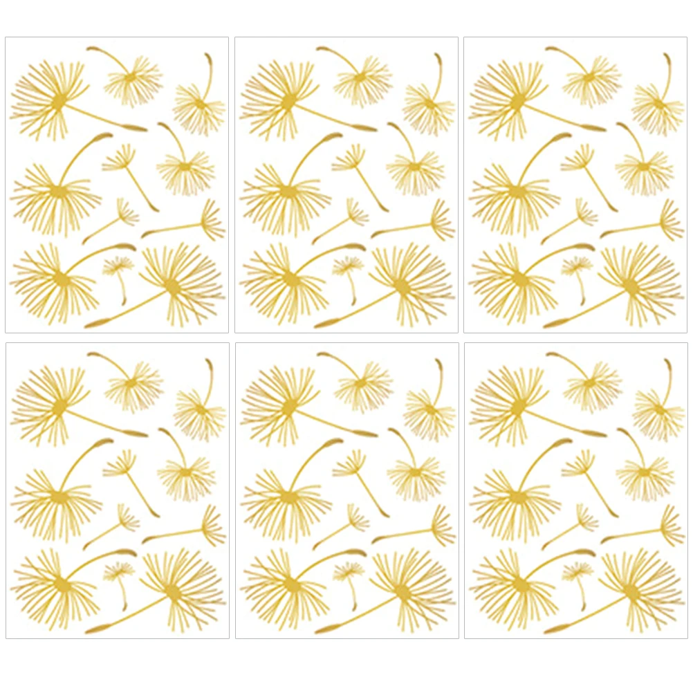 

Dandelion Sticker Self-Adhesive Removable Decal For Living Room Bedroom Bathroom Diy Wall Art Pvc Decorative Stickers Paint Wall