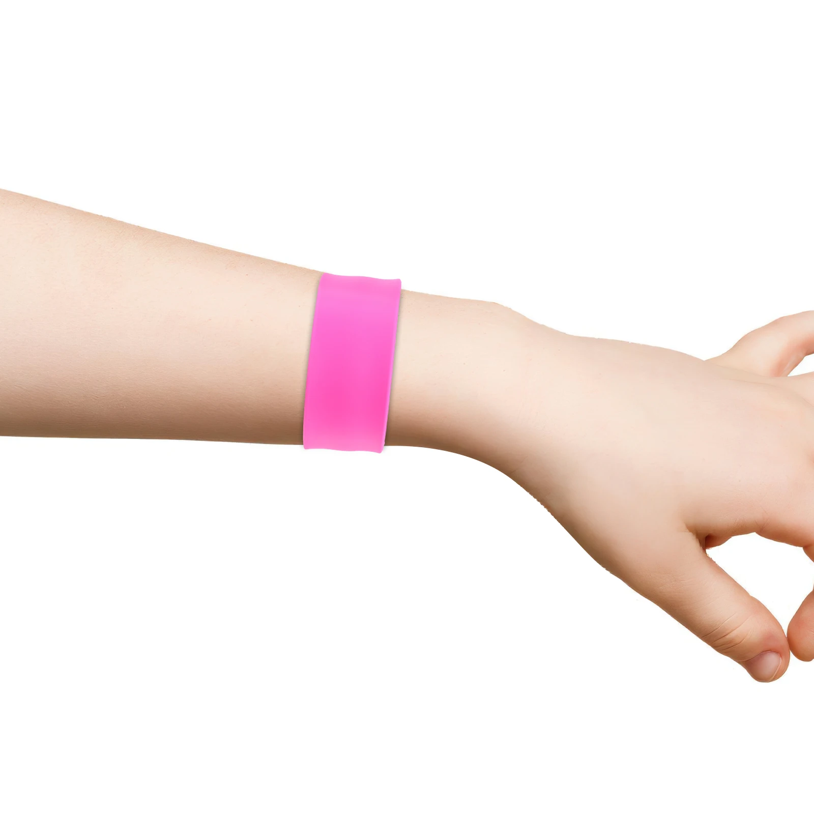 

5 Pcs Silicone Snap Ring Bracelet Kids Bracelets Aldult Party Favors Slap Silica Gel Wristbands Child