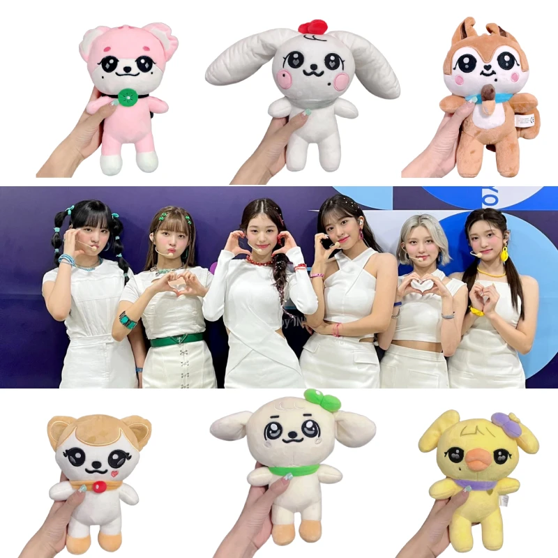 New Kpop Ive Cherive Plush Minive Ganganji Dal-e Rei Naori Cherry Liz Cheez Erang-e Kpop Ive Doll Wonyoung Yujin Gaeul Leeseo