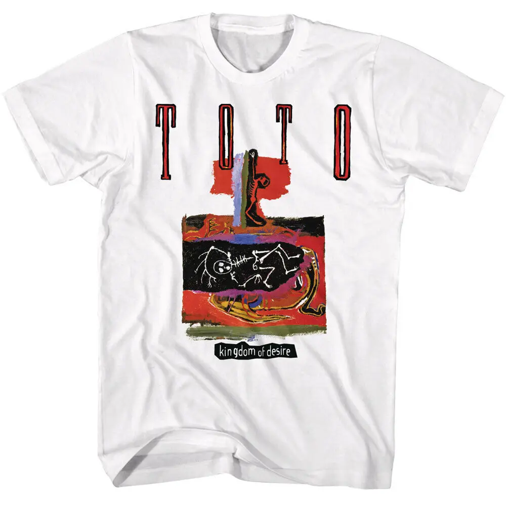 Toto Kindom Of Desire Album Cover 1992 Men's T Shirt Rock Band Music Merch