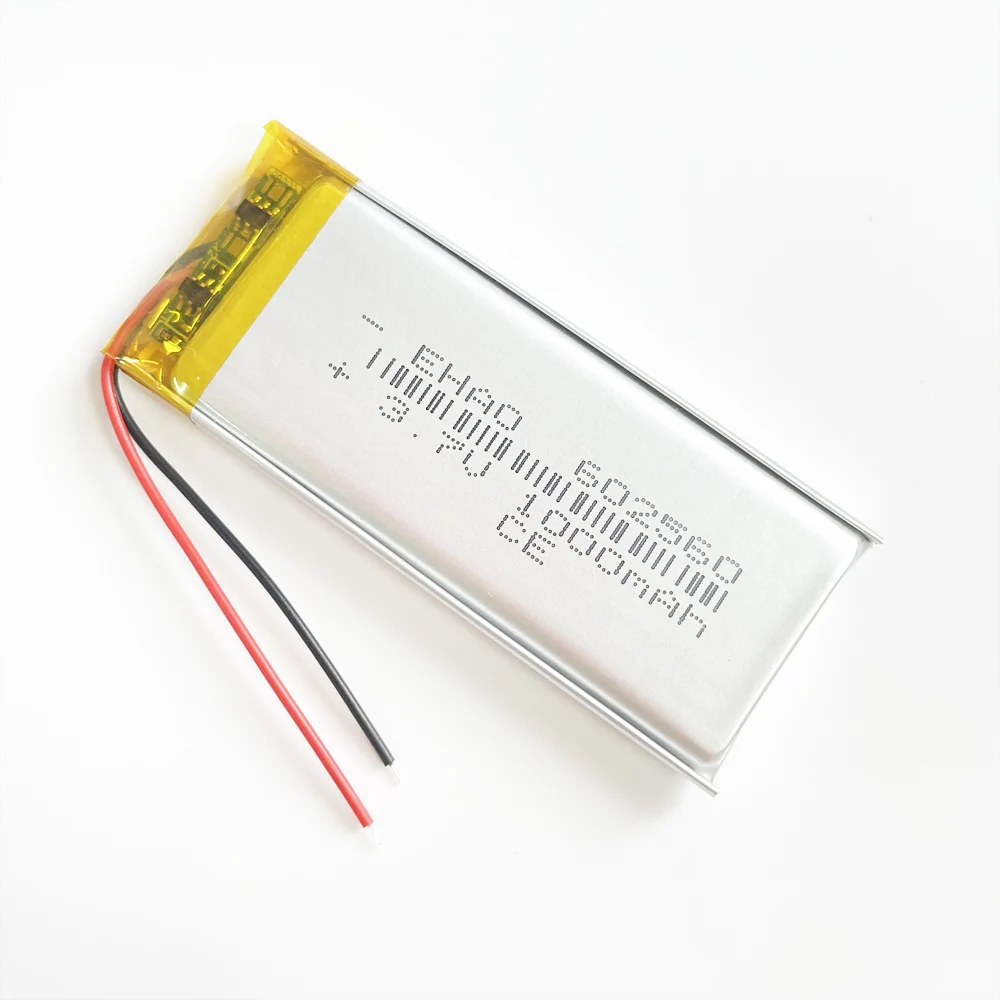 3.7V 1000mAh litowo-polimerowa LiPo akumulator 602560 do masażera do głośnik Bluetooth do telefonu mobilnego z padem DVD Mp3