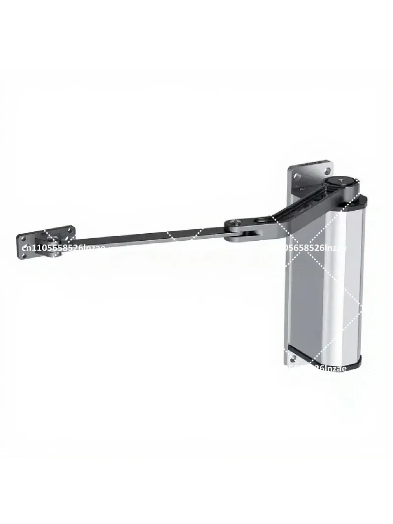 Heavy Duty 90 Degree Electric Swing Door Operator Pull Arm Opener, AC100-240V Automatic Gate Side Mounted Rainproof Metal