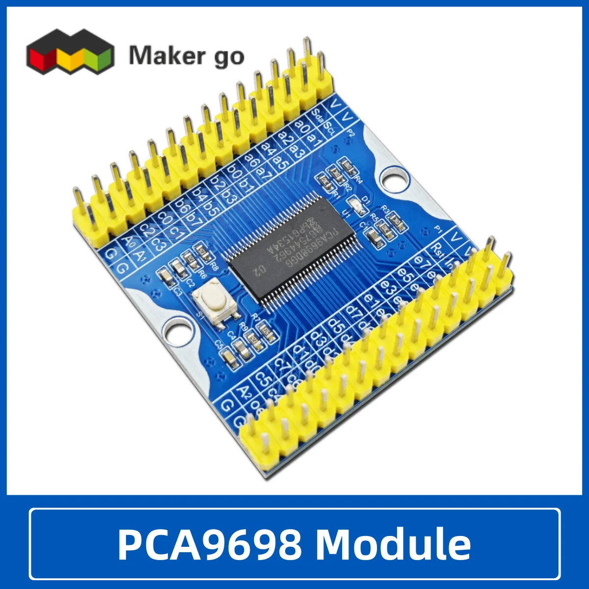 PCA9698 Board I2C Cascade 40-Channel IO Expansion Module GPIO I/O Expansion Board Non-MCP23017