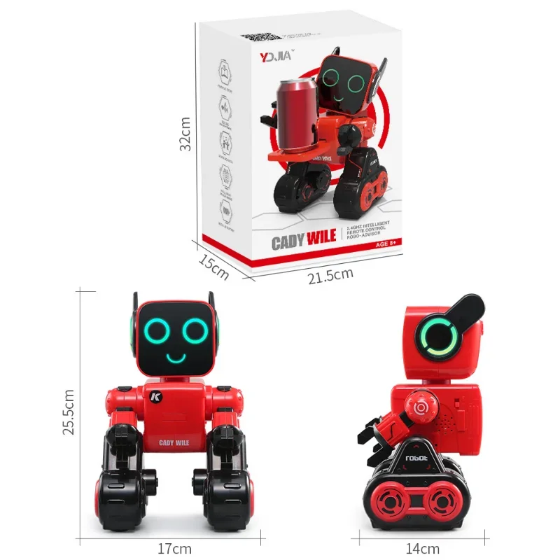 R4 Robot intelligente Conversazione vocale intelligente Programmabile Canto Parlante Robot interattivo Robot RC per bambini Giocattolo educativo