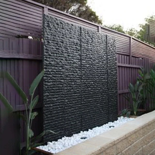 Custom Outdoor Garden Hand Carved Simple  Marble Antique Waterfall Wall Water Fountain Deposit Only