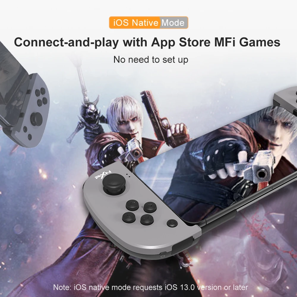 PXN P30 PRO IOS and Android stretchable handset Gamepad Gaming Gamepad Bluetooth Gamepad Bluetooth 5.0 Mechanical button