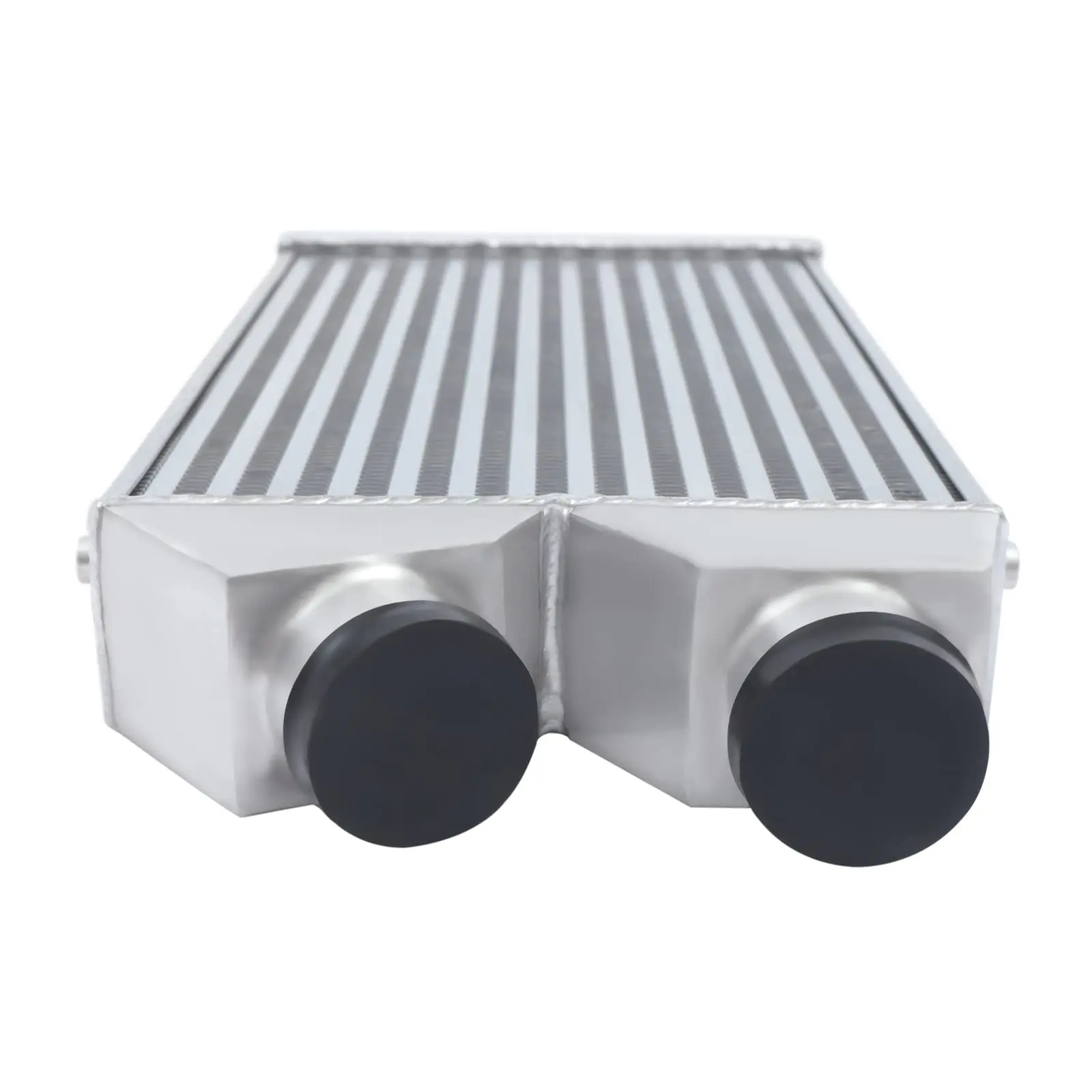 Intercooler universale Alumiihin con ingresso e uscita da 2,5" Z-036A Intercooler con montaggio frontale turbo su un lato per tutte le auto e i camion Sil