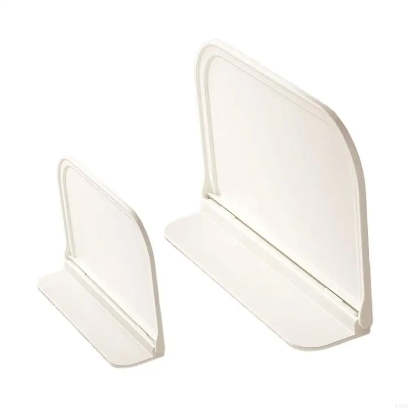 Collapsible Wall Mount Shelf Heavy Duty Organizers Waterproof Surfaces Easy to Clean Foldable Shelf for Small Spaces