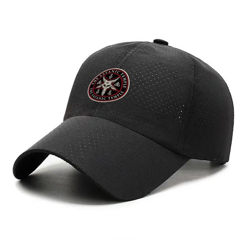 Satanic Temple Baphomet Quick Dry Baseball Cap Outdoor Travel Hat