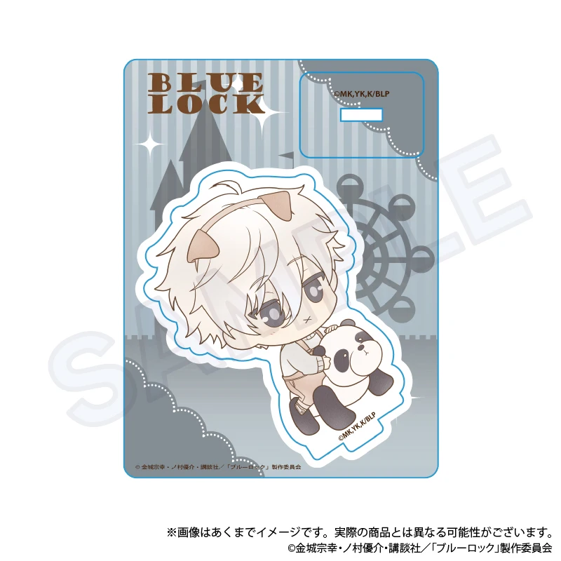 Anime BLUE LOCK Isagi Yoichi Chigiri Hyoma Puppy Ears Acrylic Stand Figure Model Plate Cosplay Collection Desktop Decor Keychain