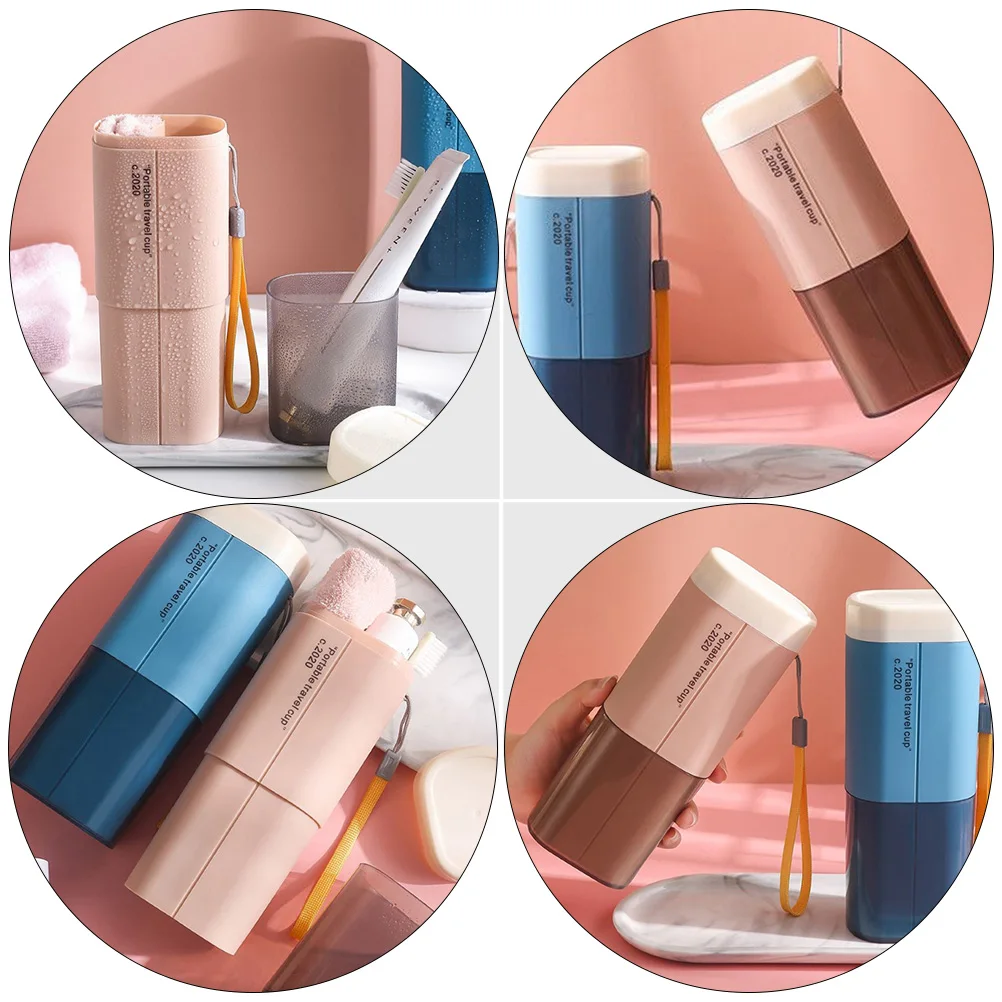 

Toothbrush Storage Box Traveling Holder Containers Cup Cups Cases Portable for Holders