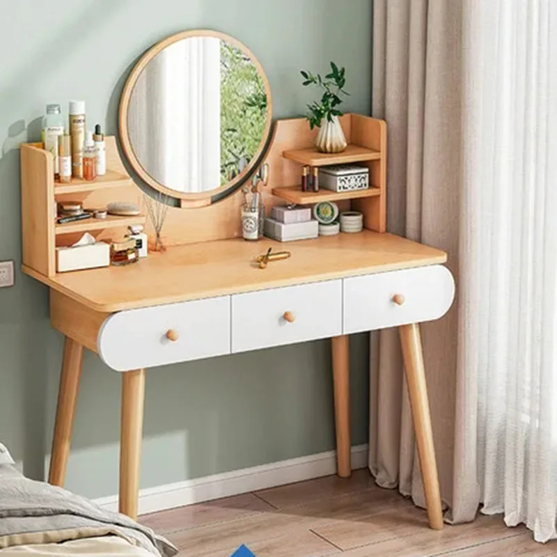 Girl Luxury Dressing Table Chair Lacquer Organizers Bedroom Dressing Table Make Up Service Vestidores Lounge Suite Furniture