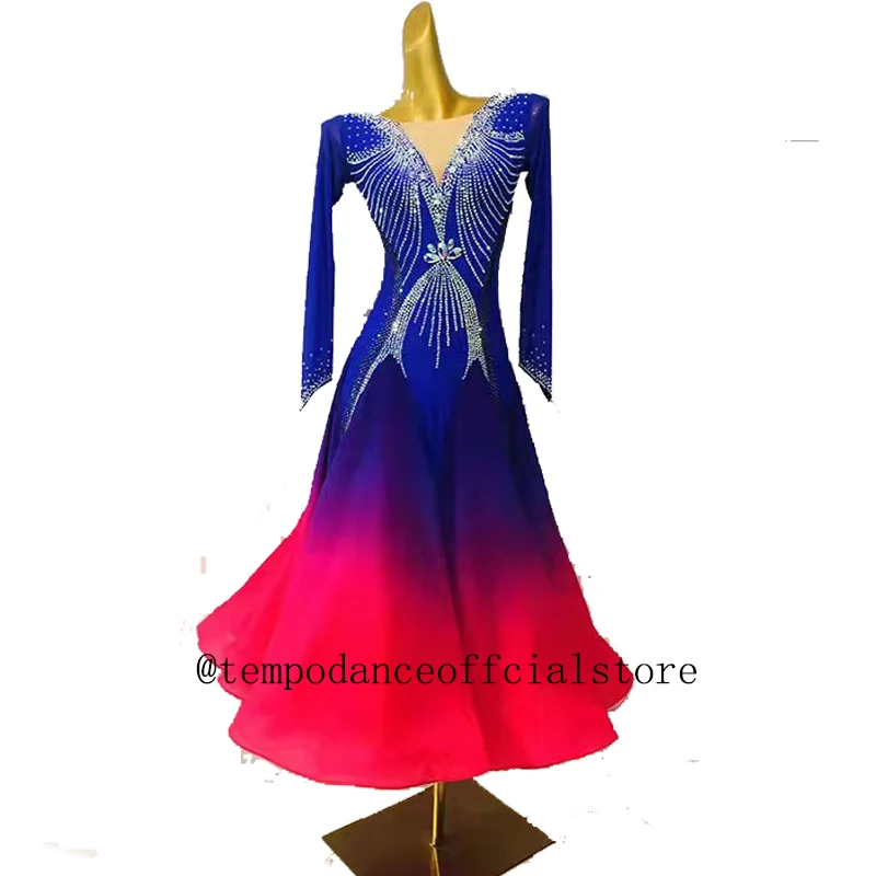 Standard Ballroom Dance Dresses Women 2022 High Quality Tango Waltz Dancing Skirt Adult Custom Ballroom Competition Dance Dress