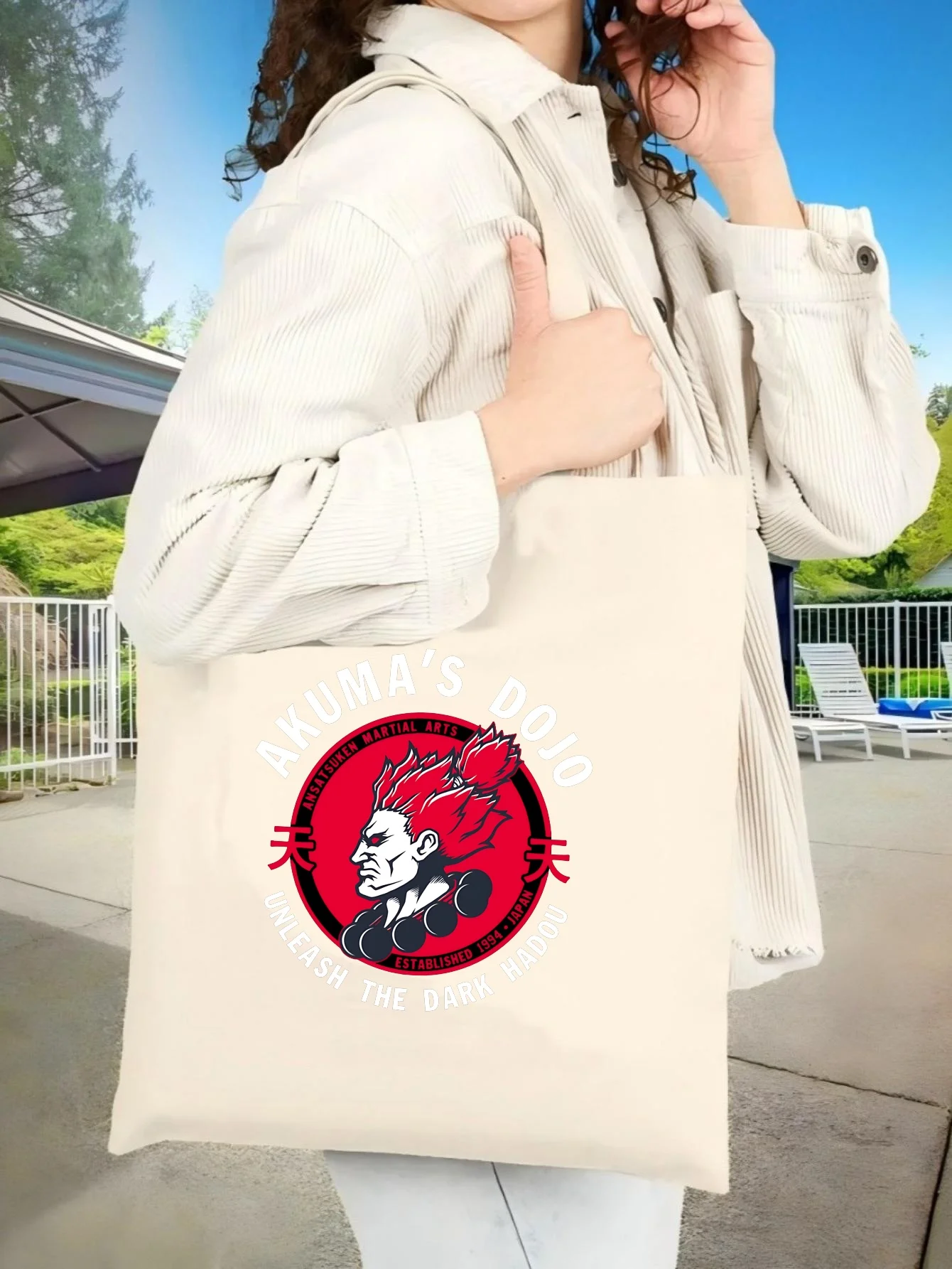 

Сумка-тоут AKUMA S JO 2026: Новинка, унисекс, из холщовой ткани, вместительная, прочная, многоразовая, многофункциональная, на плечо, для повседневного использования/путешествий