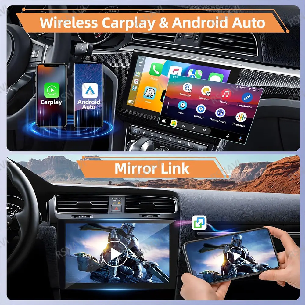راديو سيارة أندرويد 15 لسيارة تويوتا RAV4 2 CA20 CA20W XA20 2000 - 2003 مشغل فيدو BT QLED Autoradio 2DIN وحدة رأس ستيريو DVD DSP