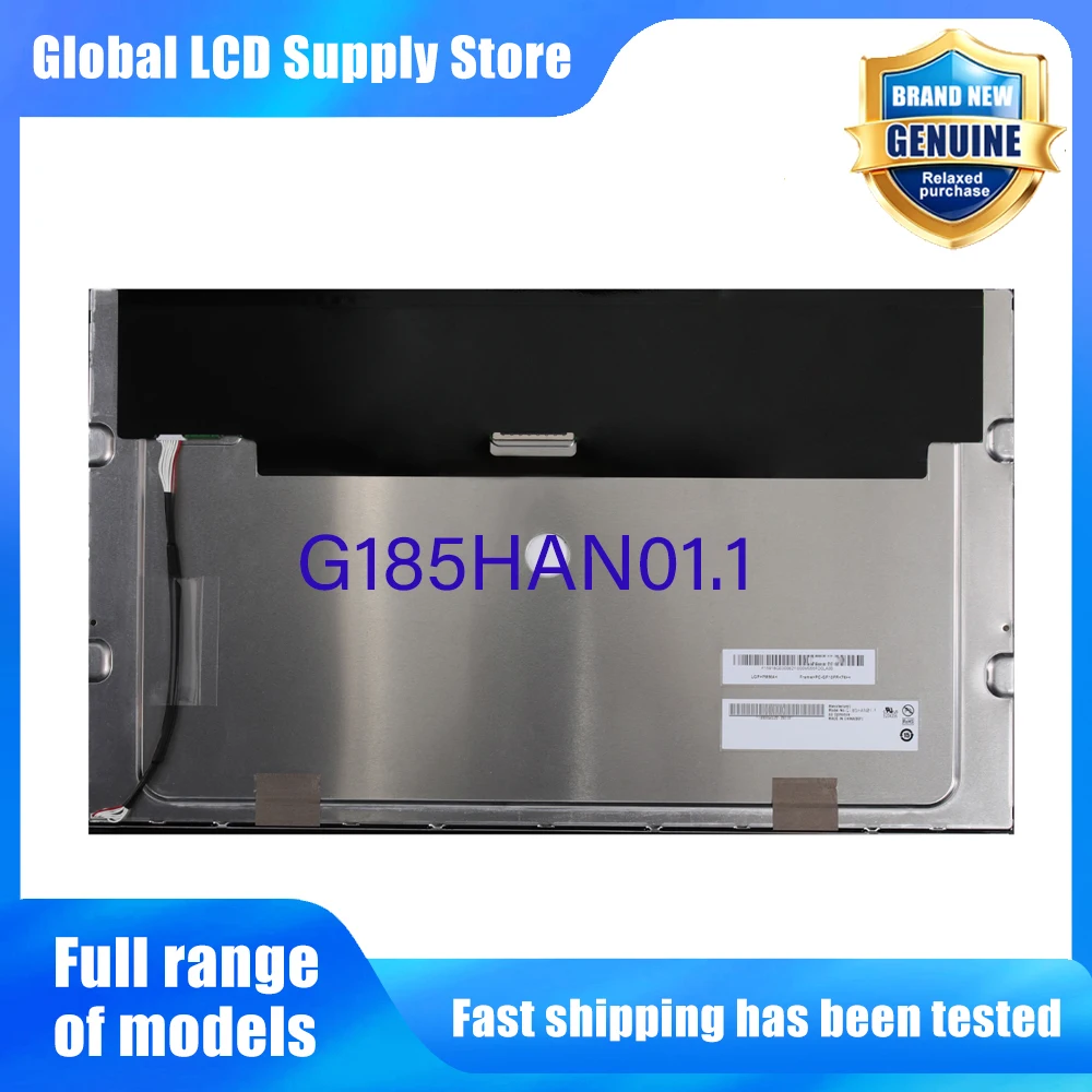 G185HAN01.1 18.5 Inch 1920*1080 TFT-LCD Display Screen Panel Original for Brand New 100% Tested