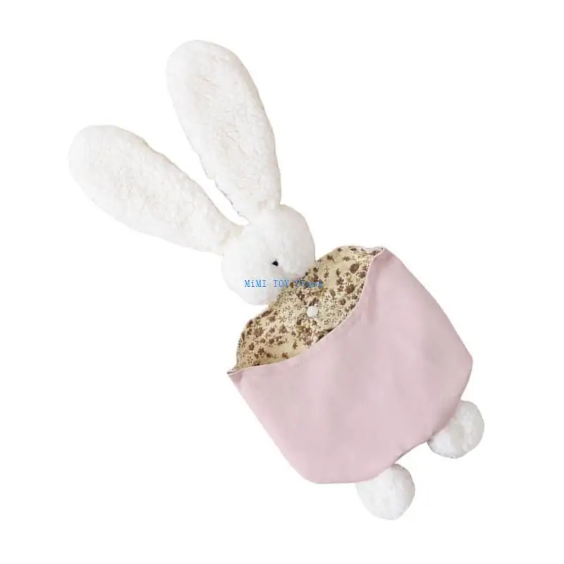 

24BE Baby Crib Hanging Bag Organiser Case Large Capacity for Pacifiers and Wipes Teether Toy for Nursery Room Travel Use