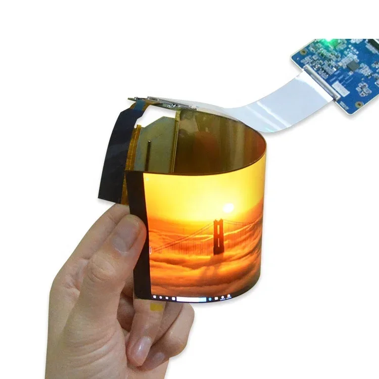 6 Inch 1080x2160 Full HD Small Flexible Oled Amoled Display Panel Bendable Oled Flexible Display Rollable Screen