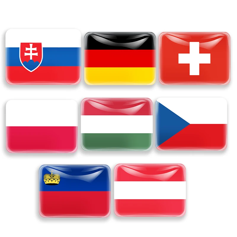 Central Europe countrys Flag 67*47cm Large size Fridge Magnet Germany Poland Czech Republic Slovakia  Hungary  Austria Switzerla