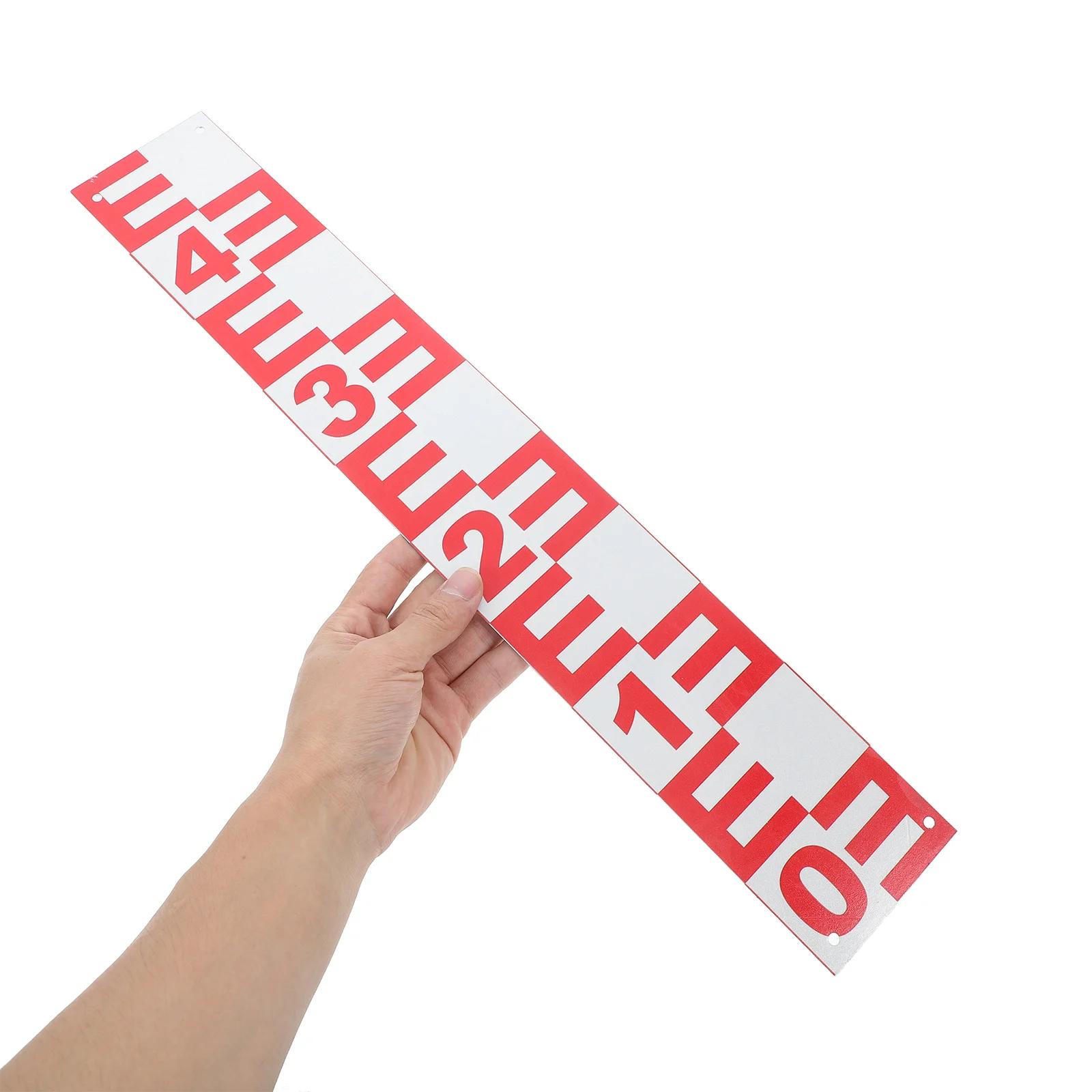 مقياس مستوى المياه من الفولاذ المقاوم للصدأ مقياس مضيء للخزانات والأنهار والبحيرات والقياس المائي ومستلزمات حمام السباحة والمياه