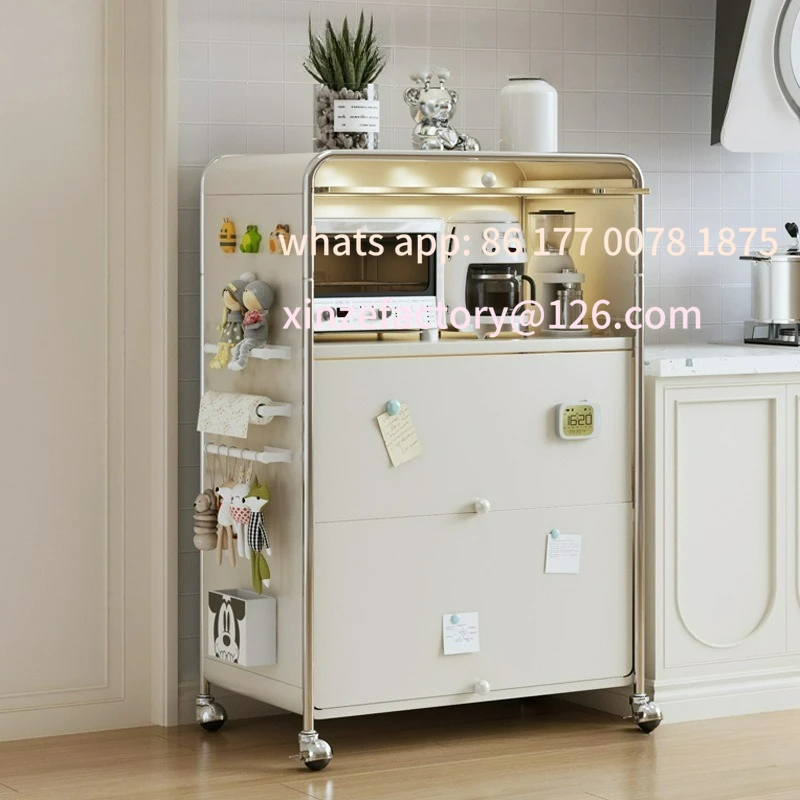 خزائن المطبخ القابلة للتخصيص، خزائن، أرفف، خزائن تخزين، خزانة حافة منزلية متعددة الوظائف من الأرض إلى الأرض