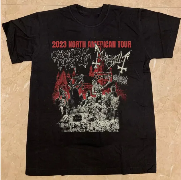 Cannibal Corpse and Mayhem American Tour 2023 T Shirt Mom Gift, Dad Gift - HOT