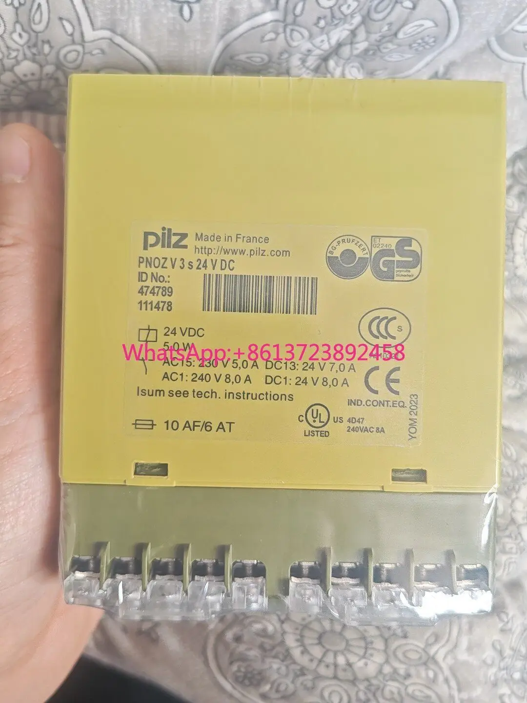

Pilz 474789 safety relay in stock