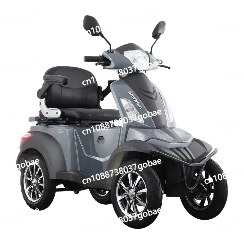 For Disabled Electric Scooter with LED Headlights and 4 Wheels