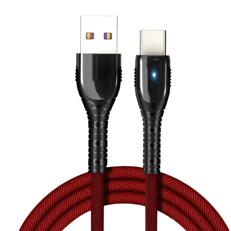 

100cm Length USB C Fast Charging Cord 5A Power Cable Super Fast Charging Data Cable for Type C Phones Tablets Laptops