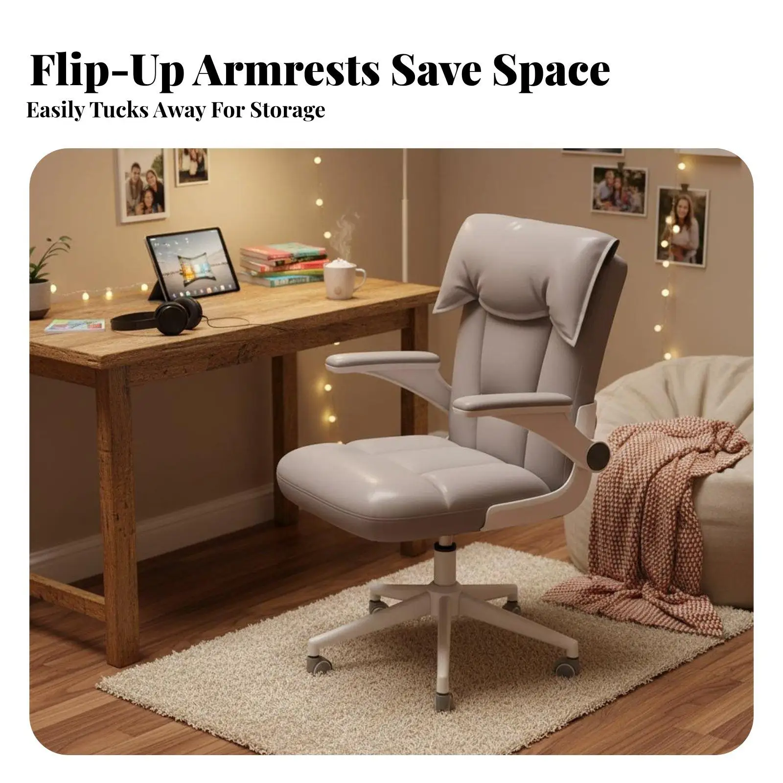 Scandinavian Style Single Sofa Chair with Metal Frame for Reception Area