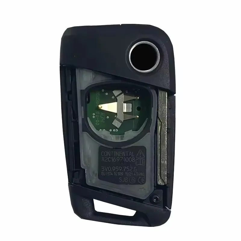 

KEYECU Genuine OEM Smart Remote Key FOB 3Buttons 434Mhz for SKODA KAROQ Superb Facelift 3V0959752G, 3V0 959 752G