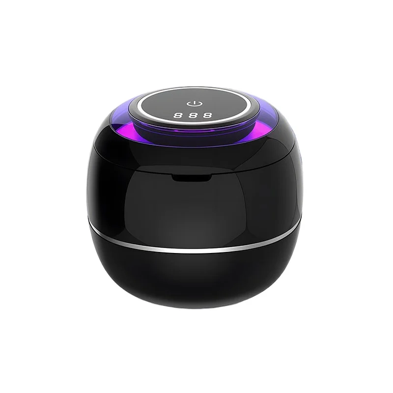 Denture cleaner, ultrasonic teeth cleaning, portable one-button operation, deep cleaning