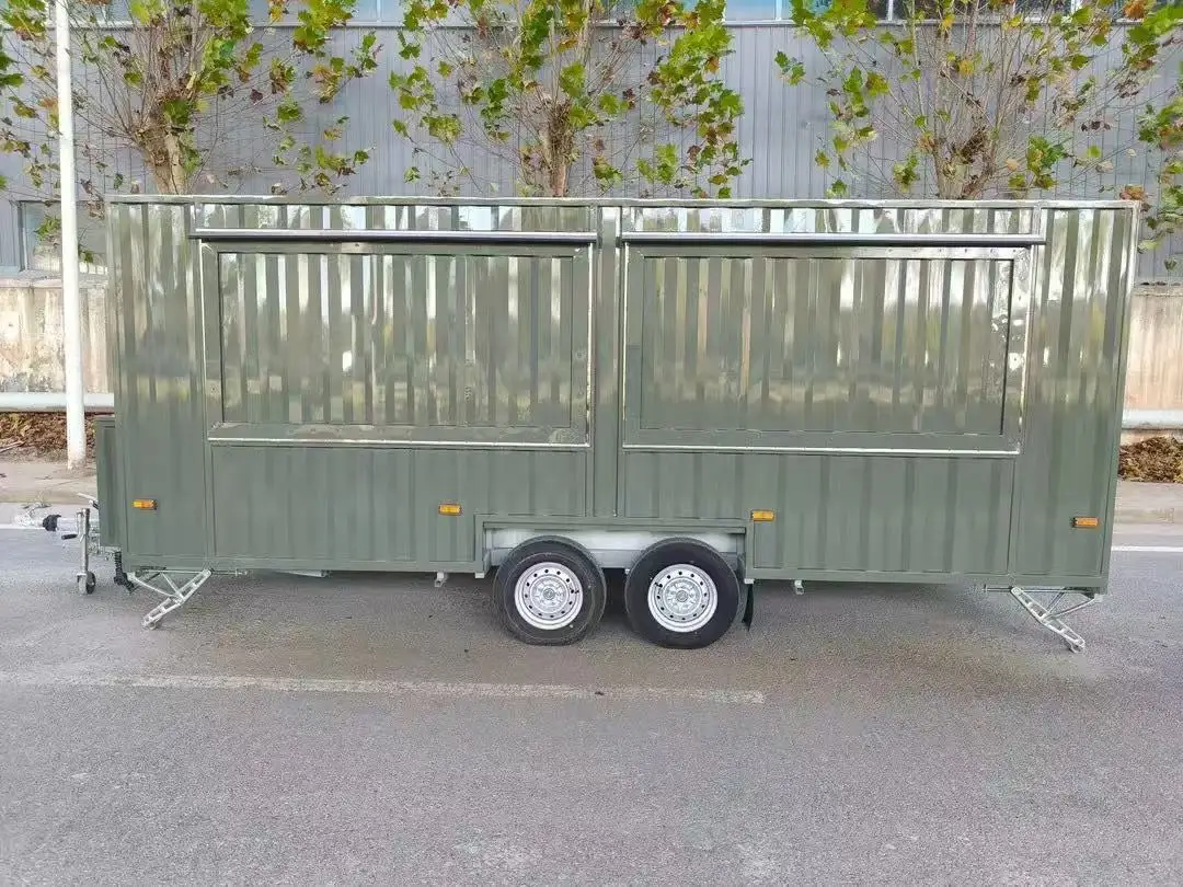 

Outdoor Coffee Juice Bar Hot Dog Cart BBQ Pizza Food Trailer Manufacturer Mobile Kitchen Ice Cream Truck Fully Equipped