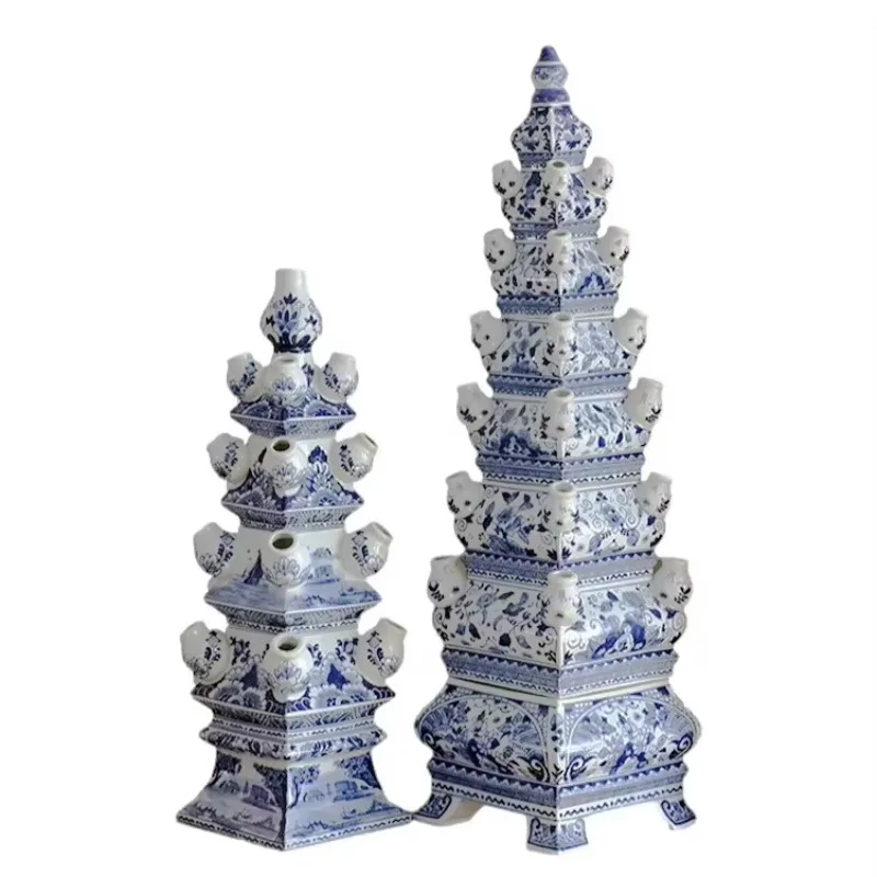 Decorative ceramic tabletop vase Functional porcelain Elegant design