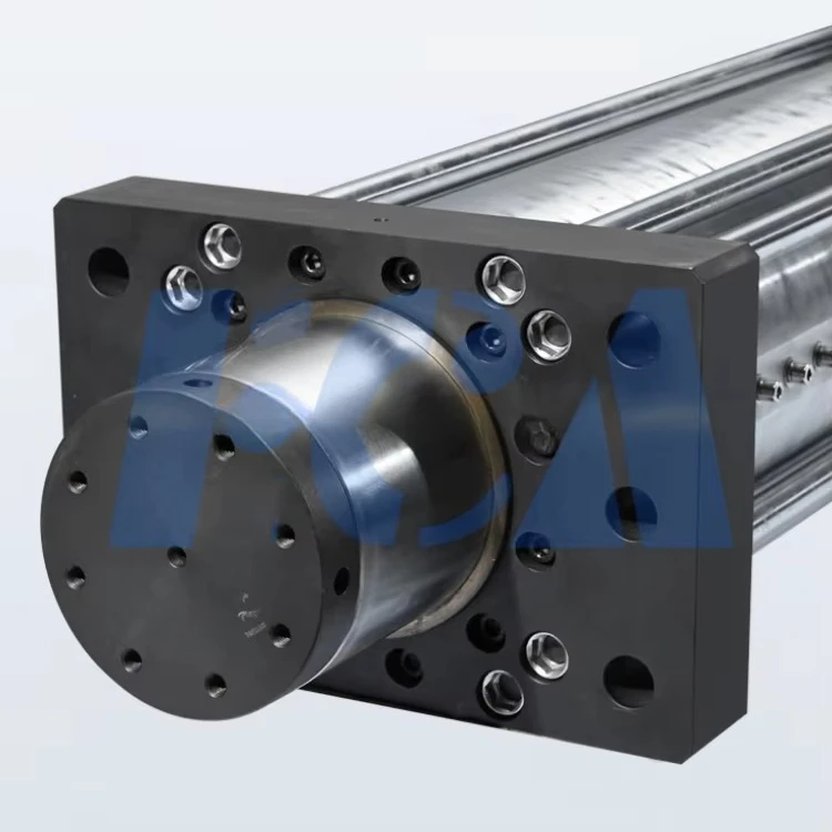 Hub 100mm 35 Tonnen Großer Schub Faltbarer Servo-Elektrozylinder Industrieller Geräuscharmer Explosionsgeschützter Teleskopzylinder