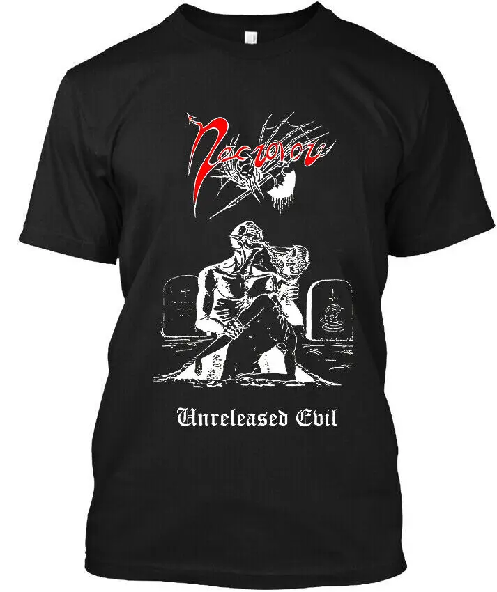 

Necrovore Unreleased Evil American Death Music Vintage Logo T-SHIRT S-4XL High Quality 100%Cotton Short Sleeve