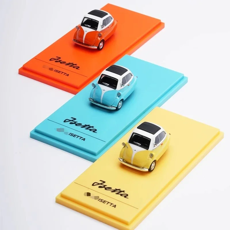 AR BOX 1/64 Isetta Macaroon Color Alloy Toy Motor Vehicle Diecast Metal Model Gifts