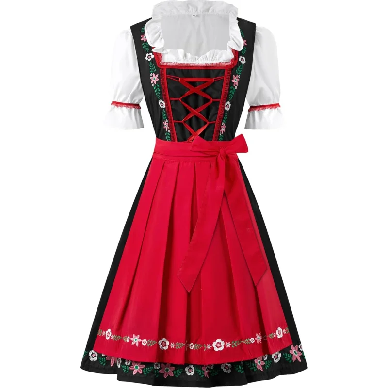 

❤️❤️❤️Spooktacular Creations Dirndl Dresses Women Oktoberfest Costume, Bavarian German Outfits for Halloween Parties Beer ❤️⭐️❤️