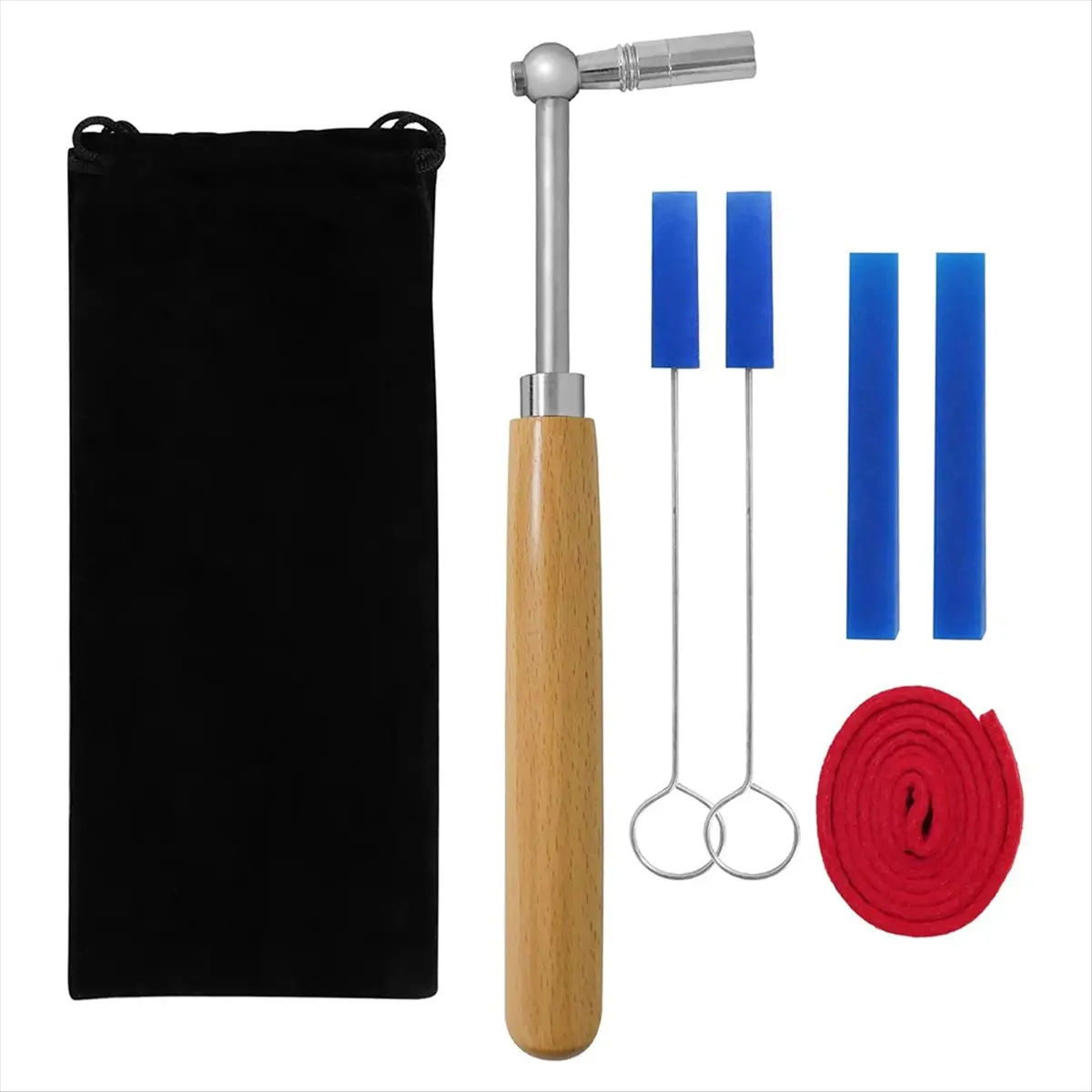Professionele Piano Tuning Kit, 7PCS Piano Tuner Hammer Mute Tools Kit, Stemsleutel Piano Tuning Lever Tools [AA74-AAA]