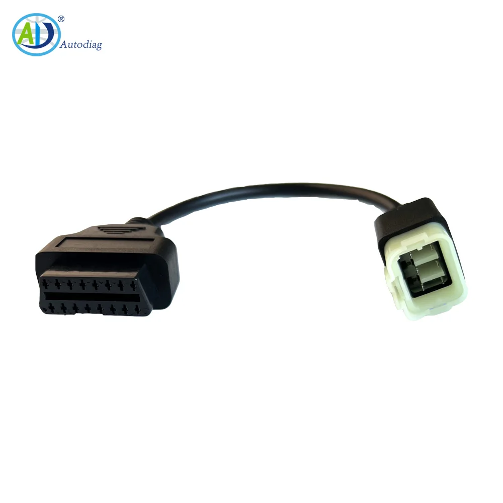 6 To 16 Pin OBD2 Diagnostic Cable Motorcycle Accessories OBD Adaptors Extension Connector For KTM Duke RC Enduro