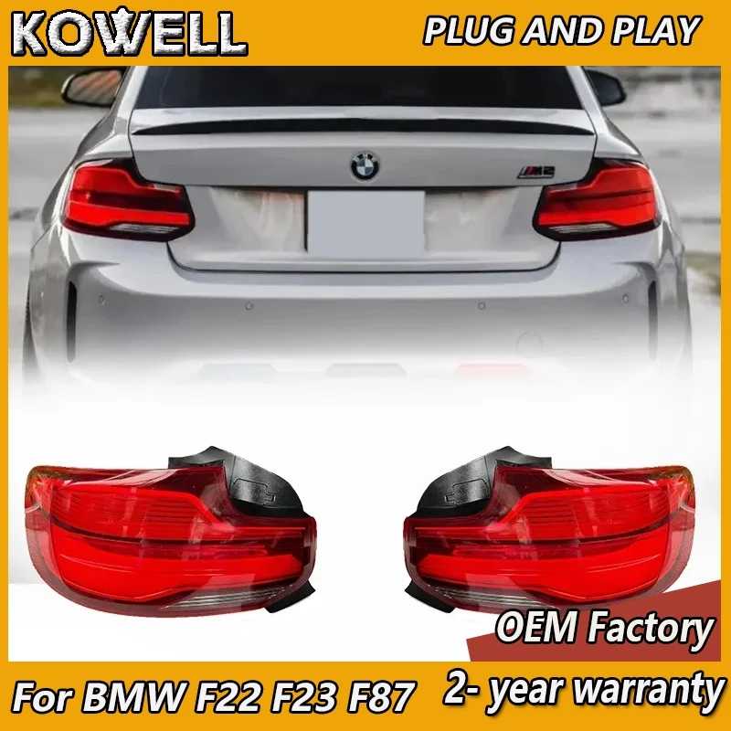 Car Styling for BMW F22 Tail Light 2014-2021 F87 Taillights F23 M2C 220i 225i Rear DRL Fog Brake Turn Signal Reversing