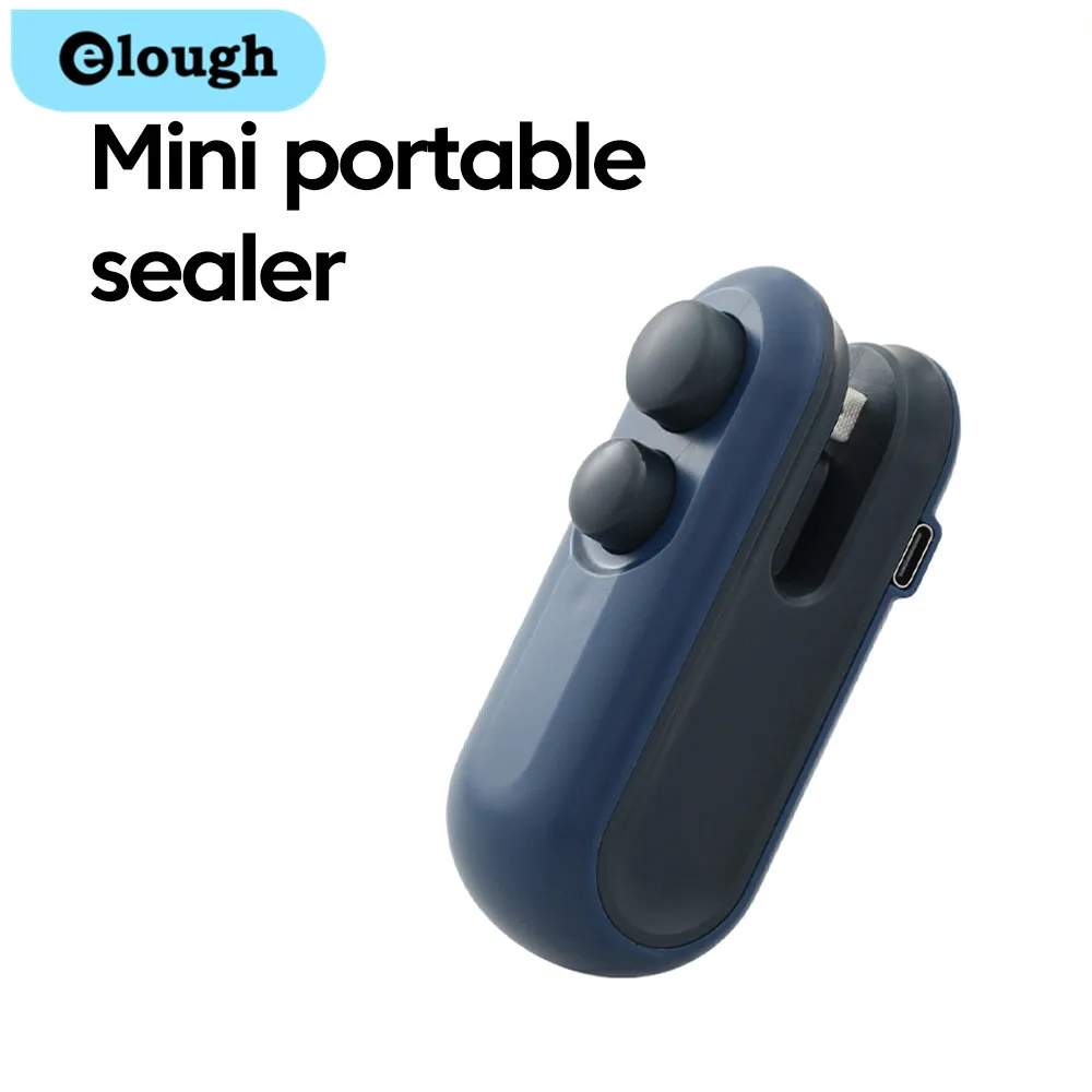 Mini máquina de sellado de bolsas de calor, sellador de bolsas de plástico, selladores de bolsas de alimentos de plástico térmico portátil, máquina de sellado de bolsas de plástico de mano