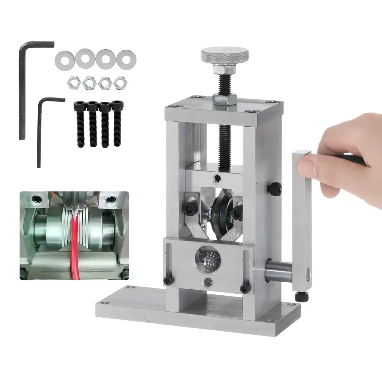 Manual Wire Stripping Machine House Hold Mini Scrap Cable Machine with Hand Crank for Stripping Scrap Copper Wire