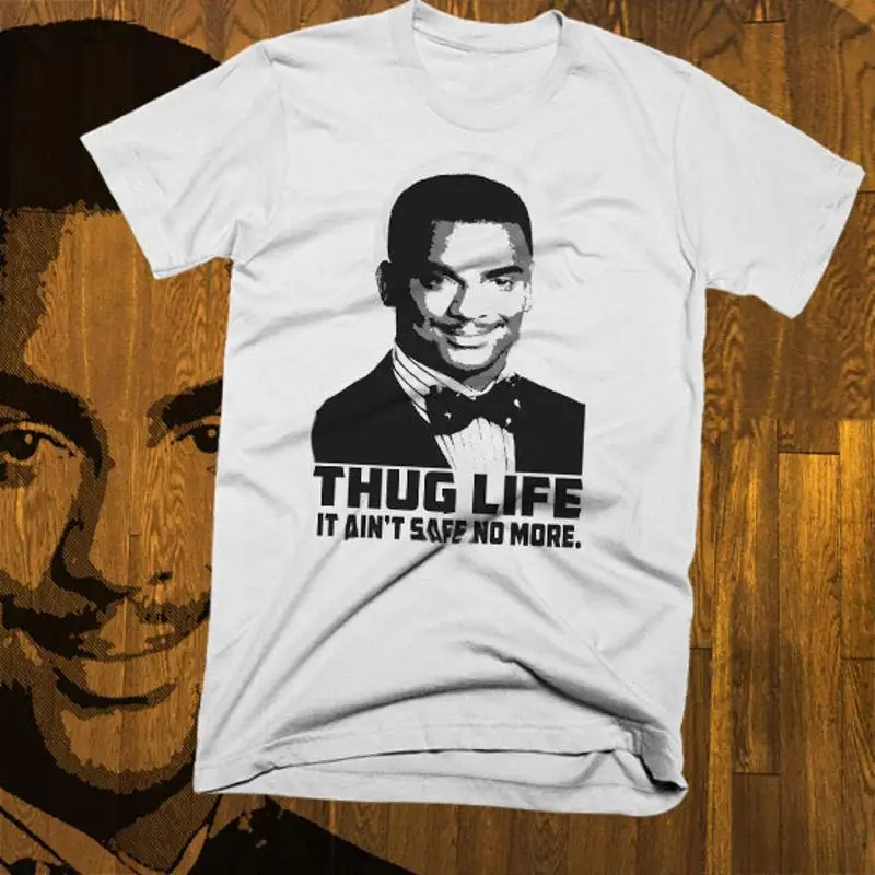 Hip Hop t-shirt Street Hustle NY Brooklyn 90s New York rap Thug white tee