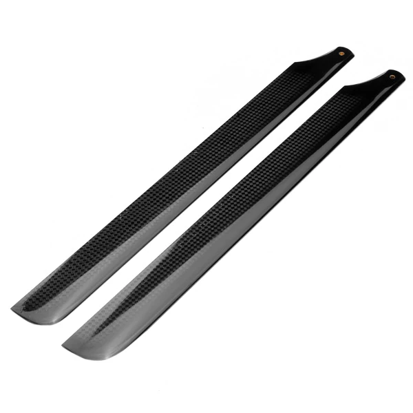 XAERO 325mm 3K Carbon Fiber Main Rotor Blades Pure Black for Align T-REX 450 450L 450 Pro DFC Helicopter RC Parts