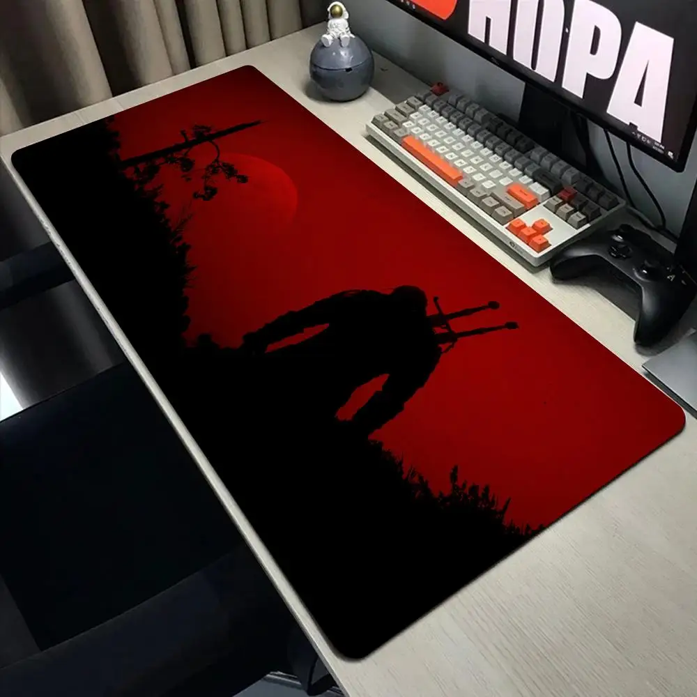 Mouse Mat The Witchers Mouse Pad Desk Mouse Pad Cute wild hunt minimalist HD Desk Pad Extended Gaming Keyboard Mats Large XXL Ga