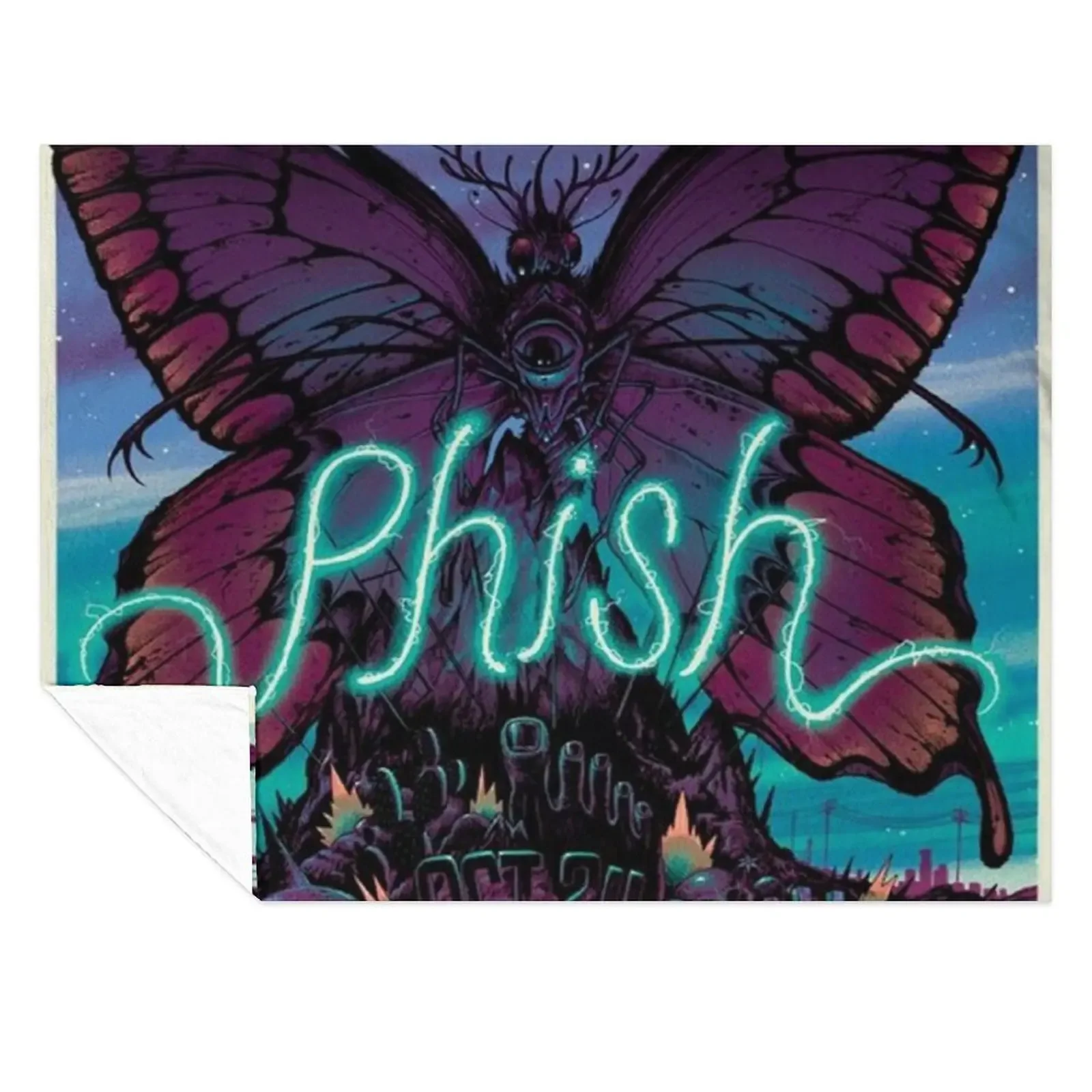 

phish Throw Blanket Soft Plaid blankets ands Bed linens Polar Blankets