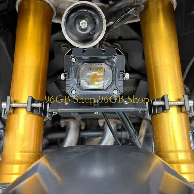 96GB Motorcycle LED Light Mounting Bracket Support Adjustable For Night Rides